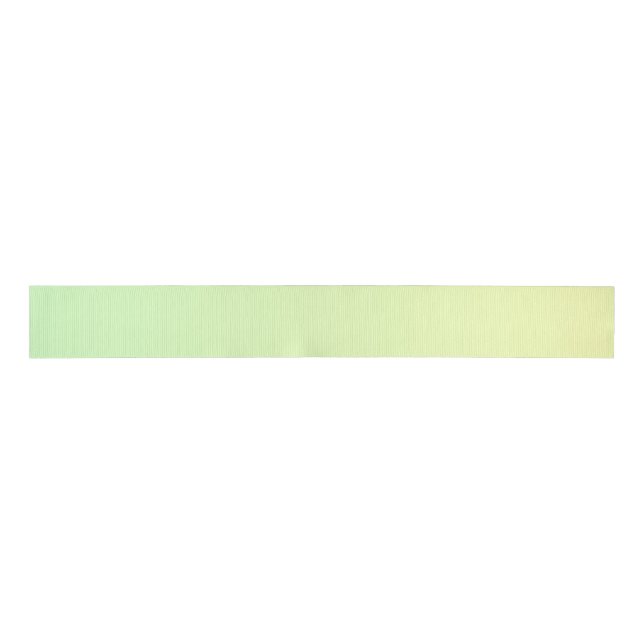 Lazo De Tela Gruesa Gradiente amarillo y verde (Anverso)