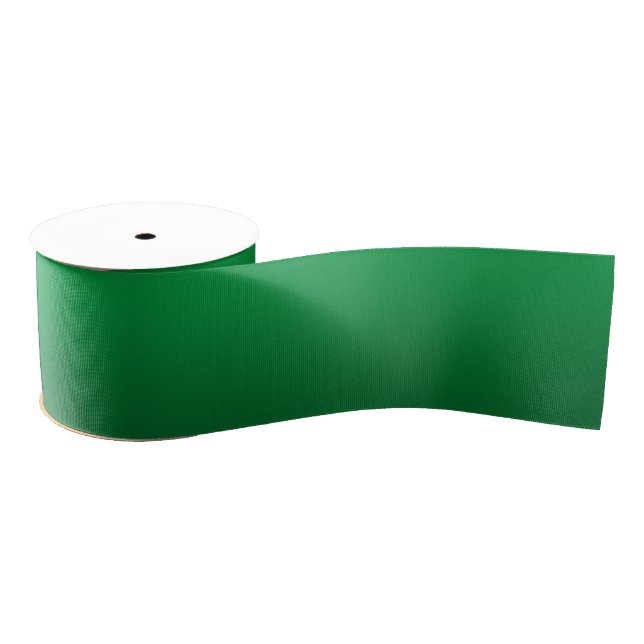 Lazo De Tela Gruesa Gradiente Verde Kelly (Carrete)