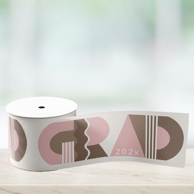 Lazo De Tela Gruesa Graduation class of 2026 retro grosgrain ribbon (Subido por el creador)