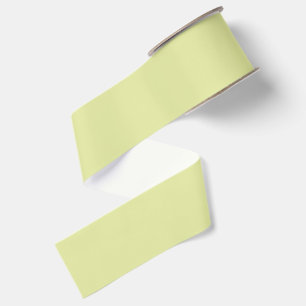 Lazo De Tela Gruesa Gris Amarillo Claro Sólido