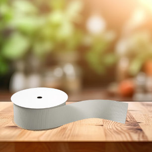 Lazo De Tela Gruesa Gris claro de cinta de grosor