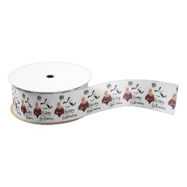 Lazo De Tela Gruesa Halloween Vampire Bunny Ribbon