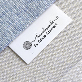 Lazo De Tela Gruesa Handmade by crochet yarn personalized Ribbon