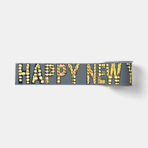 Lazo De Tela Gruesa HNY-Yellow-Gld