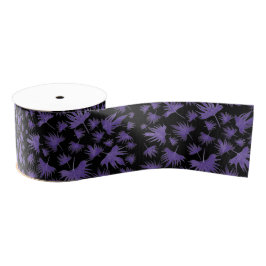 Lazo De Tela Gruesa Hojas moradas de vino canario