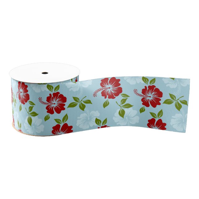 Lazo De Tela Gruesa Impresión hawaiana (Carrete)