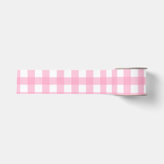 Lazo De Tela Gruesa Juego de Papel de Regalo de Cuadros Rosas y Lunare
