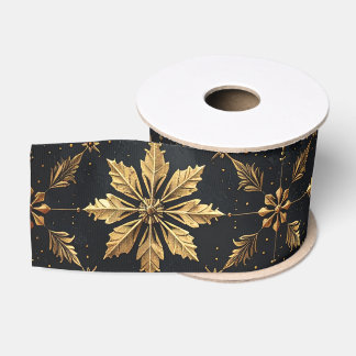 Lazo De Tela Gruesa La Navidad Elegante - Flor