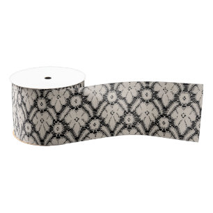 Lazo De Tela Gruesa Lace Grosgrain Ribbon