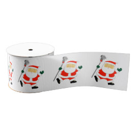 Lazo De Tela Gruesa Lacrosse Navidades Satin Ribbon