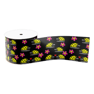 Lazo De Tela Gruesa ladybugs decorativos para niños con cintas