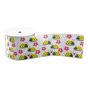 Lazo De Tela Gruesa ladybugs decorativos para niños con cintas