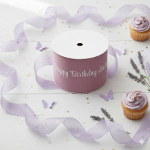 Lavender Purple Ribbon Roll | Fairy Birthday Decor