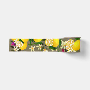 Lazo De Tela Gruesa Lemon Gray