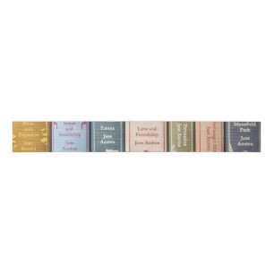 Lazo De Tela Gruesa Libros de Jane Austen