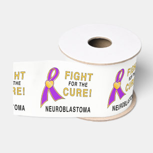 Lazo De Tela Gruesa Lucha de Neuroblastoma para la curación 3"