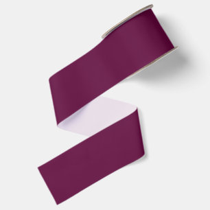 Lazo De Tela Gruesa Magenta Oscuro Sólido