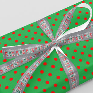 Lazo De Tela Gruesa Magia de Navidad