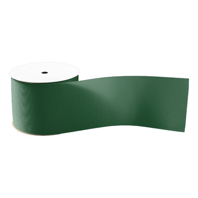 Lazo De Tela Gruesa Mago Verde Sólido (Carrete)