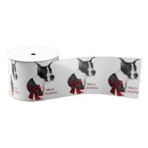 Lazo De Tela Gruesa Mantle Great Dane Navidades