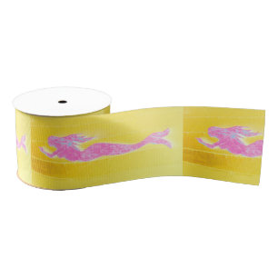 Lazo De Tela Gruesa marimacho rosa de natación amarillo