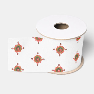 Lazo De Tela Gruesa Mariquita de Navidad