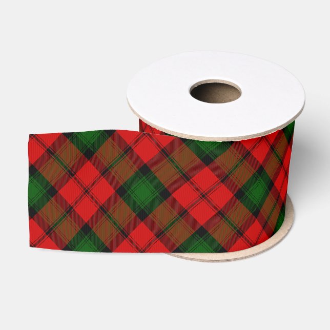 Lazo De Tela Gruesa Melocotonus tartan (Carrete)