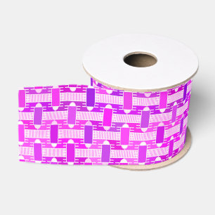 Lazo De Tela Gruesa Moda industrial Art Déco, violeta, orquídea, lavan