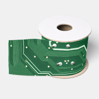 Lazo De Tela Gruesa modelo electrónico verde del ordenador de placa de