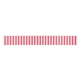 Lazo De Tela Gruesa Modern Pink Red Stripes Christmas