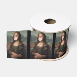Lazo De Tela Gruesa Mona Lisa chicle rosa
