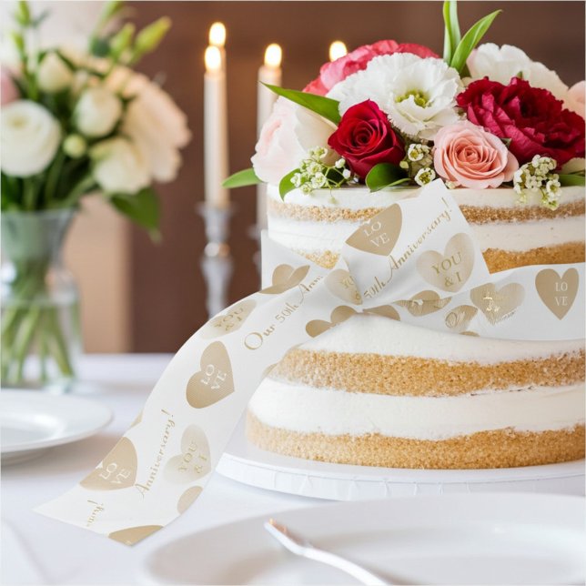 Lazo De Tela Gruesa Monogramas personalizados, el doble de los corazon (Subido por el creador)