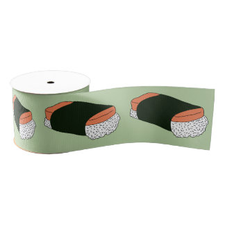 Lazo De Tela Gruesa Musubi Sushi Hawaiian Food Pattern