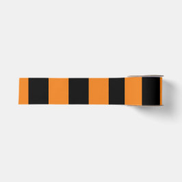 Lazo De Tela Gruesa Naranja clásico de Halloween y cinta negra