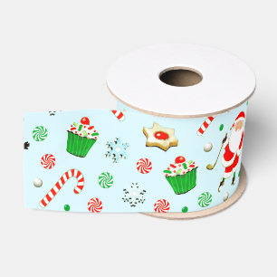 Lazo De Tela Gruesa Navidad de golf