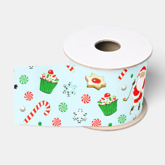 Lazo De Tela Gruesa Navidad de golf