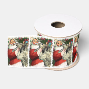 Lazo De Tela Gruesa Navidad del Wolfhound irlandés