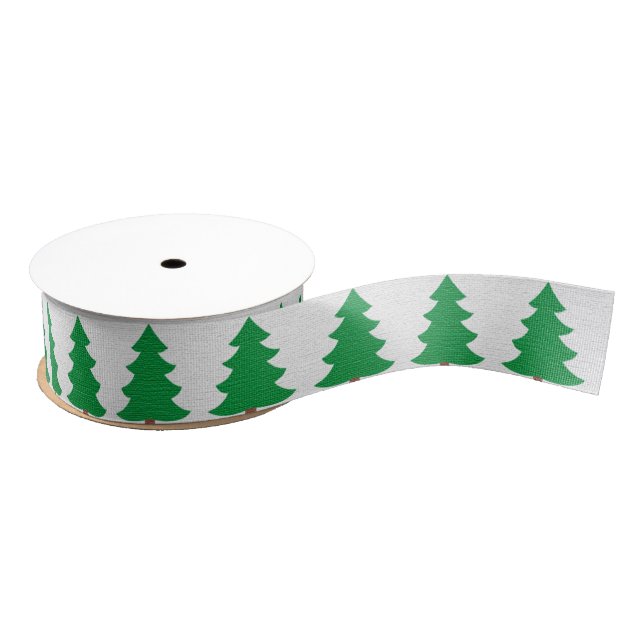 Lazo De Tela Gruesa Navidad personalizada y personalizada (Carrete)