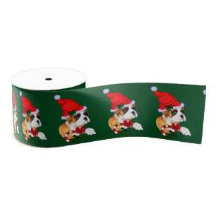 Lazo De Tela Gruesa Navidades de Boxer Dog