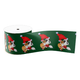 Lazo De Tela Gruesa Navidades de Boxer Dog