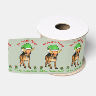 Lazo De Tela Gruesa Navidades de Chihuahua