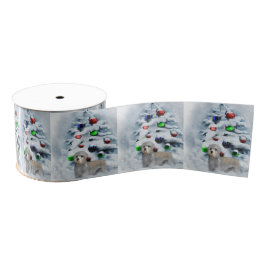 Lazo De Tela Gruesa Navidades de Dandie Dinmont Terrier