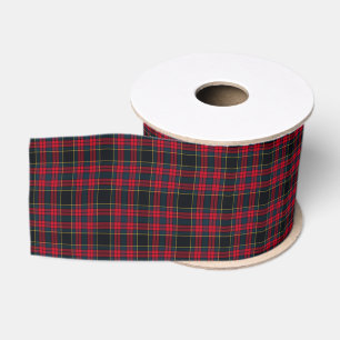Lazo De Tela Gruesa Navidades de Plaid