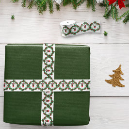 Lazo De Tela Gruesa Navidades de Santa Hat de la marca de agua Shepher