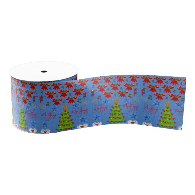 Lazo De Tela Gruesa navidades decorativos de cinta (Carrete)