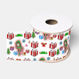 Lazo De Tela Gruesa navidades decorativos de cinta