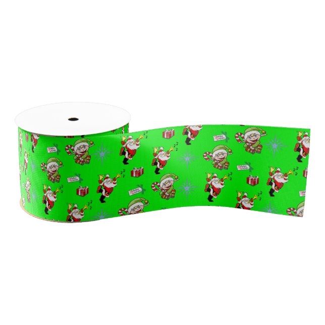 Lazo De Tela Gruesa navidades decorativos de cinta (Carrete)