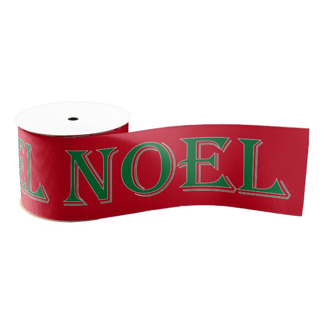 Lazo De Tela Gruesa Navidades Noel (Carrete)