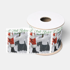 Lazo De Tela Gruesa Navidades Terrier de Escocia