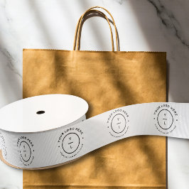 Lazo De Tela Gruesa Negocio con logotipo de Empaquetado para Tiendas d